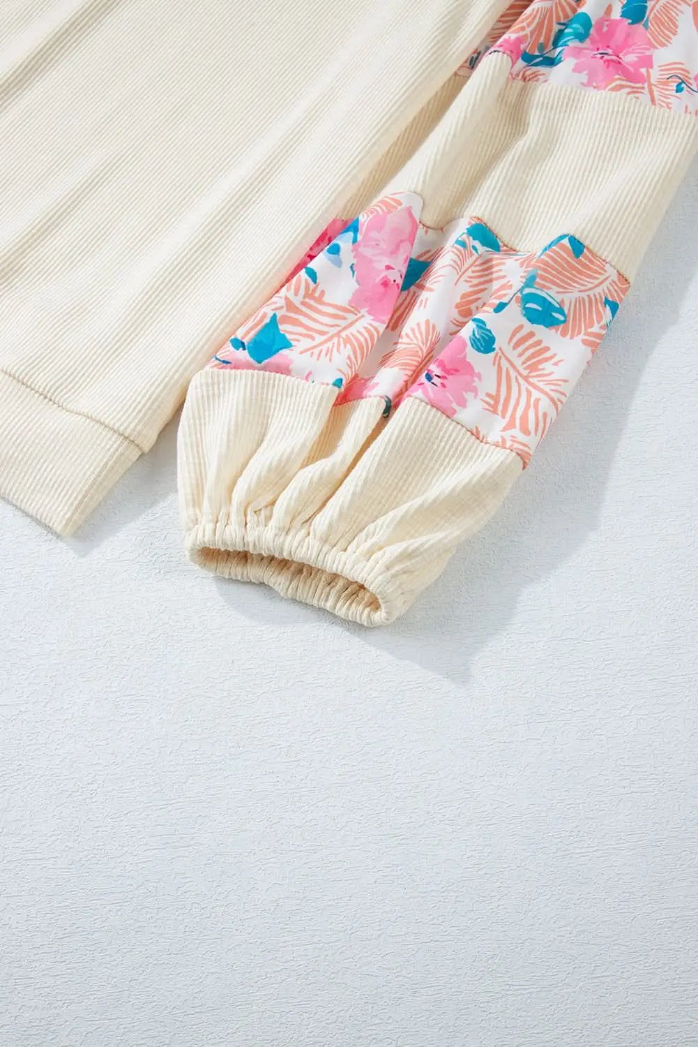 Plus-size apricot floral top - Love Salve